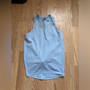 Blue Lululemon split back tank